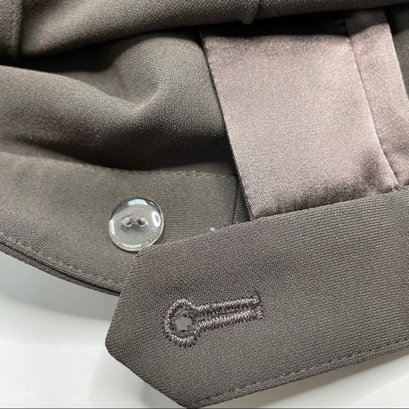 St. John Light Brown / Grey Wide Leg Pants Size 12 - Picture 2 of 10